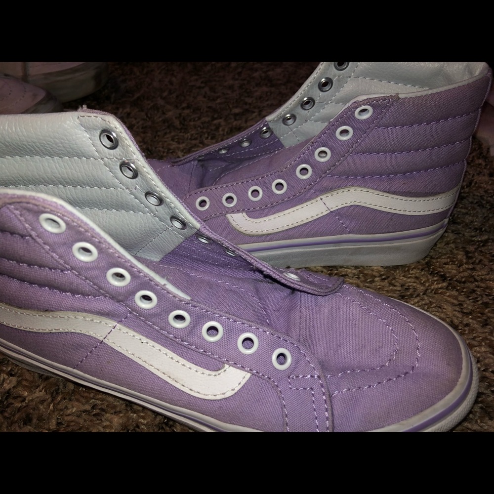 VANS purple hightops
